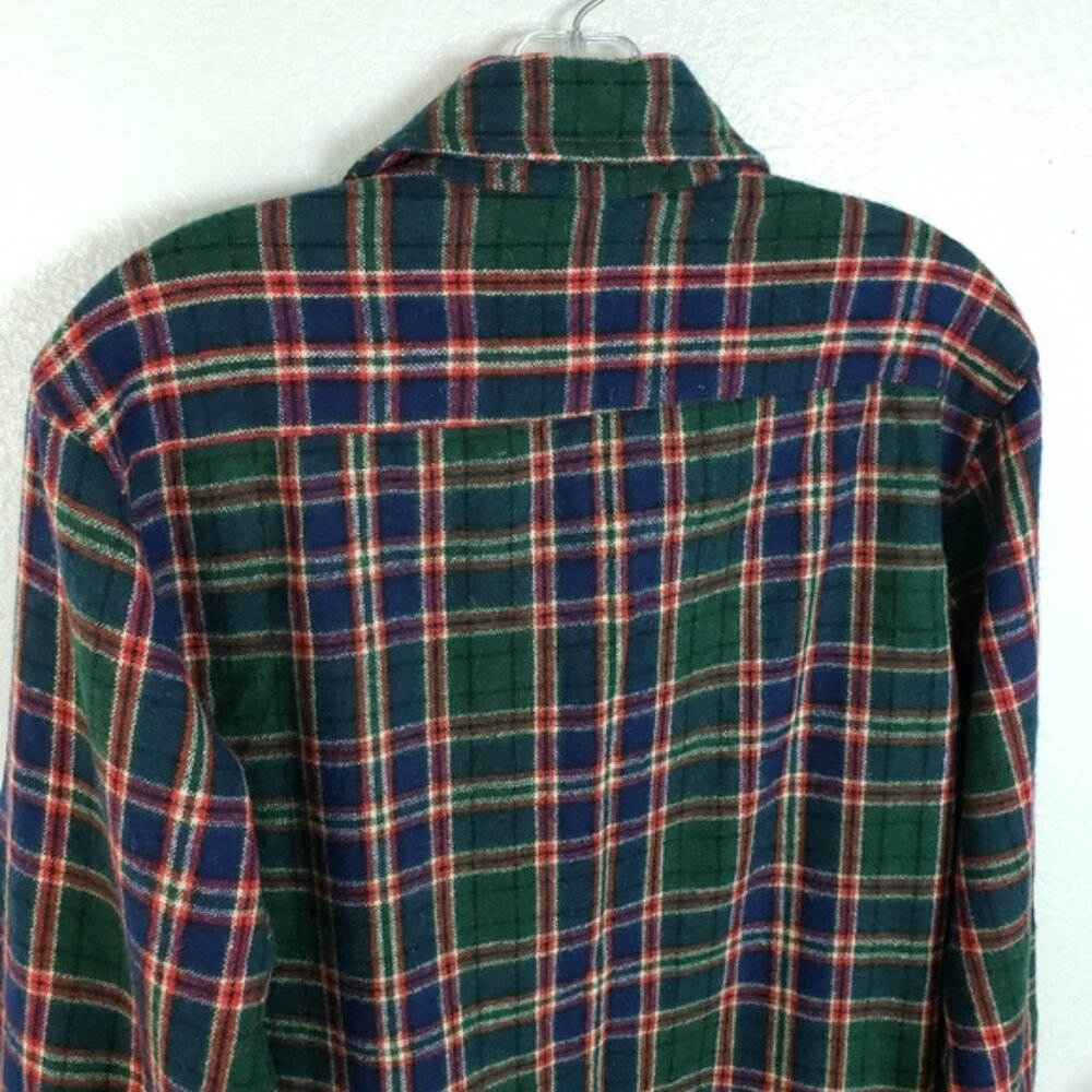 Vintage BRIGGS Sierra Madre Wool Blend Plaid Shirt Shacket Korea size M - Picture 11 of 14